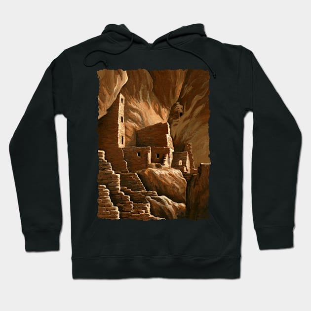 Square Tower House Hoodie by DarlaHallmark